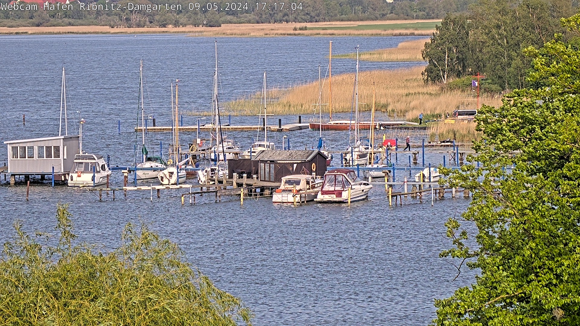 Ribnitz-Damgarten Harbor, Facing North